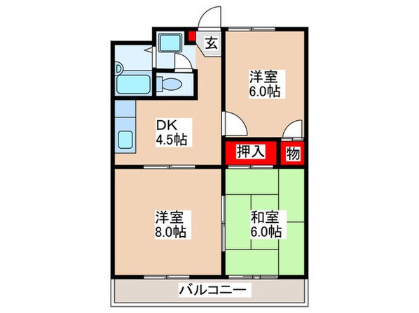 ロイヤルエステート山田の物件間取画像